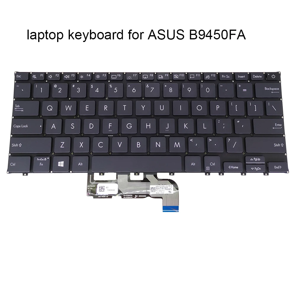 US GR Replacement keyboards for ASUS ExpertBook B9 B9450 FA B9450FA English  German navy blue keyboard 0KNB0 1620US00 1620GE00