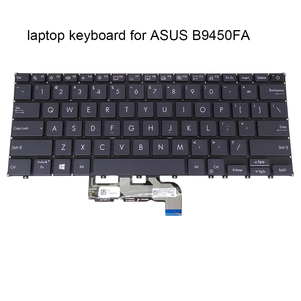 Teclado de Substituição para Asus Expert Tbook b9 B9450 fa B9450fa Inglês Azul Marinho Alemão Teclado 0knb0 1620us00 1620ge00