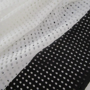 

High stretch hollow mesh fabric Outdoor sportswear Cloth Tight fabric for Figure skating costume