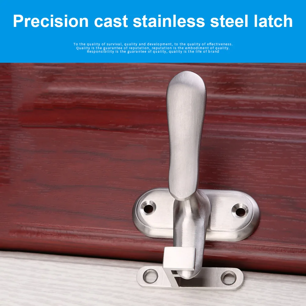 

Thickened Stainless Steel Security Door Latch Guard Rotating Safety Door Lock GQ999