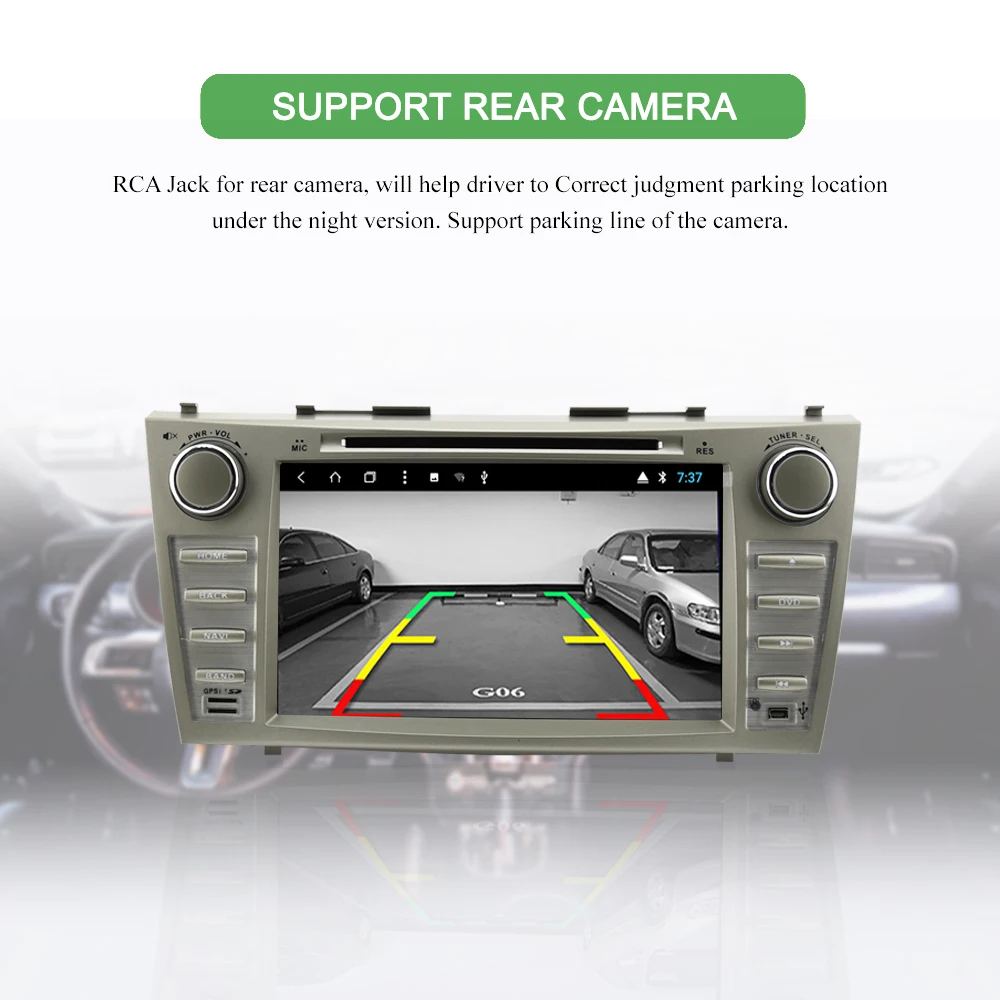 Flash Deal Bonroad 8" 2Din Android 8.1 Car DVD Video Radio GPS Navigation For Camry 2007-2011 Car multimedia playr Stereo Ram2G Rom16G 5 Flash Deal Bonroad 8" 2Din Android 8.1 Car DVD Video Radio GPS Navigation For Camry 2007-2011 Car multimedia playr Stereo Ram2G Rom16G 5