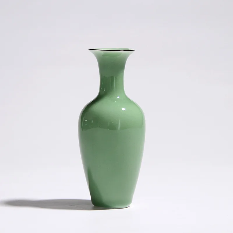 6.8x15.7cm Стиль Celadon Цветочная композиция для вазы гидропонное растение офисное настольное модное украшение для фотостудии WSHYUFEI - Цвет: 6.8x15.7cm