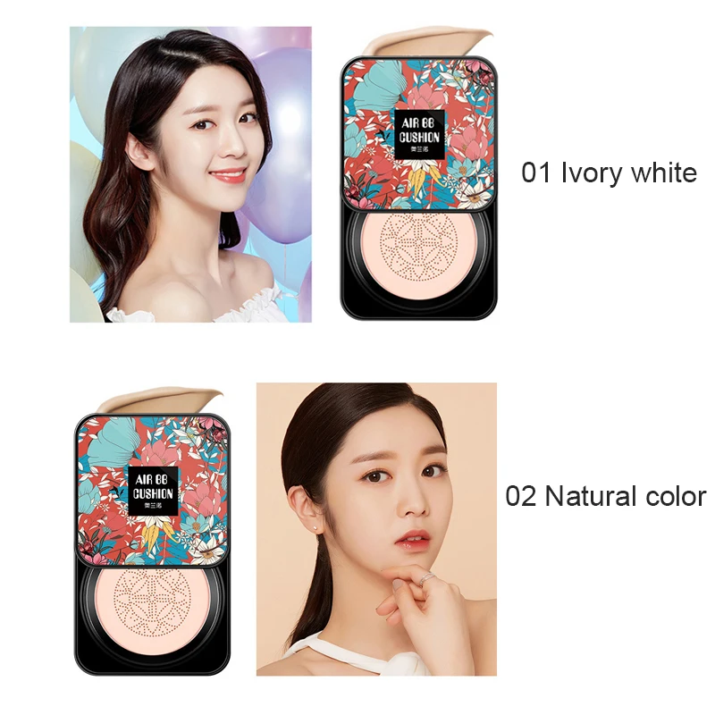 美容bbglowエアクッションキノコヘッドccクリームコンシーラー保湿メイクbbクリームスポンジパフ韓国化粧品tslm2 Aliexpress Mobile