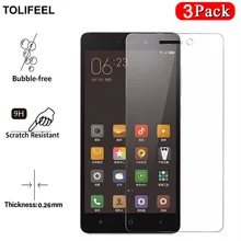 3PCS TOLIFEEL Tempered Glass For Xiaomi Redmi 3S S
