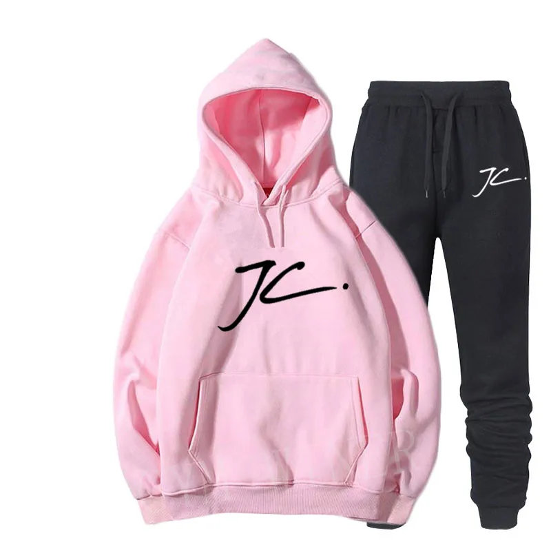 jc Brand Clothing Men's Casual Sweatshirts Pullover Cotton Men Tracksuit Hoodies Two Piece +pants Sport Shirts Autumn Winter Set jc Brand Clothing Men's Casual Sweatshirts Pullover Cotton Men Tracksuit Hoodies Two Piece +pants Sport Shirts Autumn Winter Set