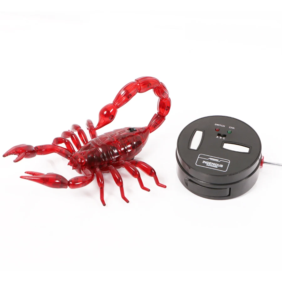 Инфракрасный на дистанционном управлении модель скорпиона игрушка животное подарок для детей, высокая имитация животных Скорпион инфракрасный дистанционное управление детские игрушки