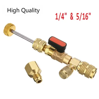 

HVAC AC Valve Core Remover Dual Size 5/16" & 1/4" Port Installer Tool Home Graden Supplies 1 Pcs