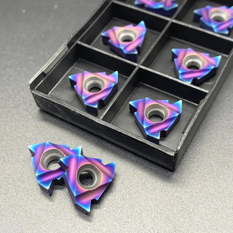 Высококачественный токарный инструмент MMT22ER 22IR AG60 nano blue с ЧПУ 22ER лезвие токарного станка из