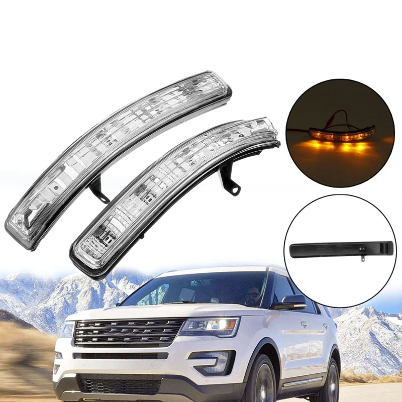 Задний указатель поворота бокового зеркала лампа-мигалка для Ford Explorer 2011 2012 2013 2014