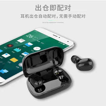 

Cross Border New Style L21 Wireless Bluetooth Headset 5.0 TWS Dual Handle Stereo Bluetooth Earphone Private Mode Manufacturers D