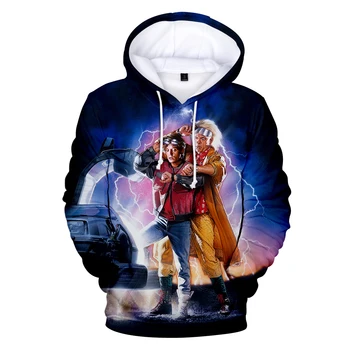 

Classic movie Back to the Future 3D Hoodies in boys/girls autumn warm Fashion Sweatshirts Polluvers 3D Brand Design Cool Clothes