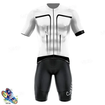 

2020 Summer Triathlon Skinsuit Men Summer Cycling Skinsuit Kits Short Sleeves Cycling Clothing Ropa Ciclismo Cycling Skinsuit