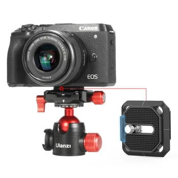 

Ulanzi U-70L Universal F38 Arca Swiss Quick Release L Plate Mount Adapter for Ballhead DSLR Camera Compatiable with PD