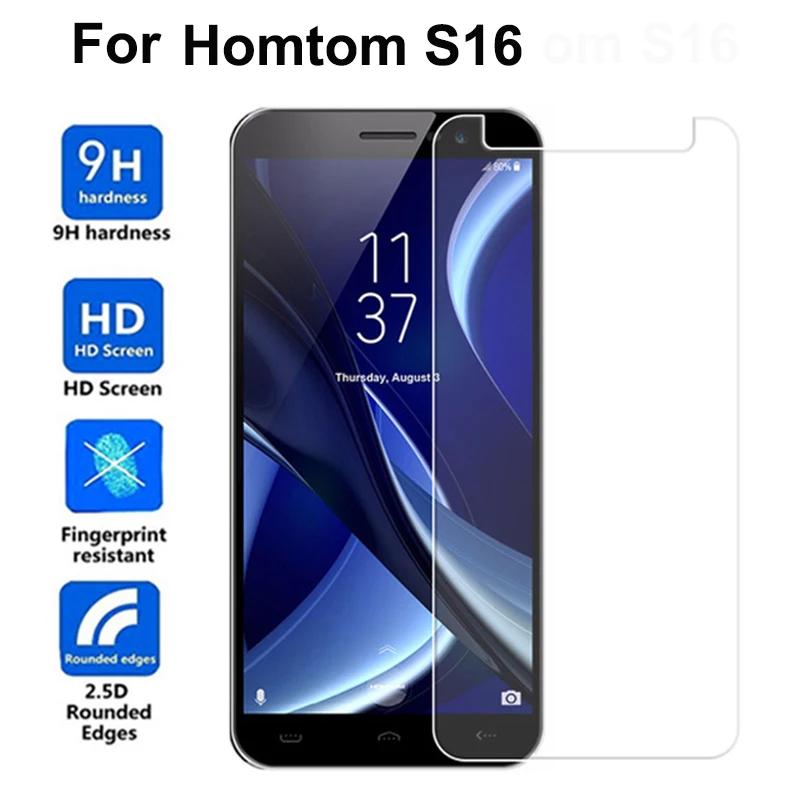 2 шт Для Doogee Homtom S16 закаленное стекло Защита для экрана чехол стеклянная защитная