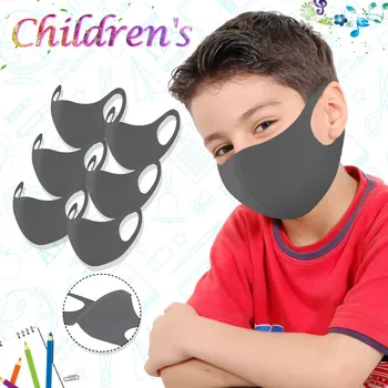 

Fashion Unisex Washable Mask Anti-ultraviolet Solid Children Masks Protective Safety Reusable Earloop Breathable Mascarilla