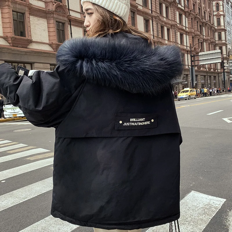 

Light Chant 2019 New Style down Jacket Short Loose-Fit down Jacket Sports Fashion Korean-style Casual down Jacket Women's Fashio