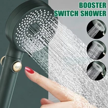 

High Pressure Shower Head Handheld Showerhead with 3-Mode Adjustment Water Saving Shower Sprayer Bathroom Accessories Universal