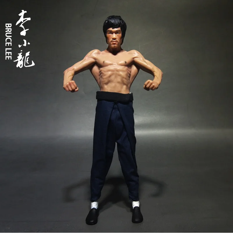 15Cm Bruce Lee Way Of The Dragon Pvc Action Figure Statue Collection Model Toys Con 2 Teste