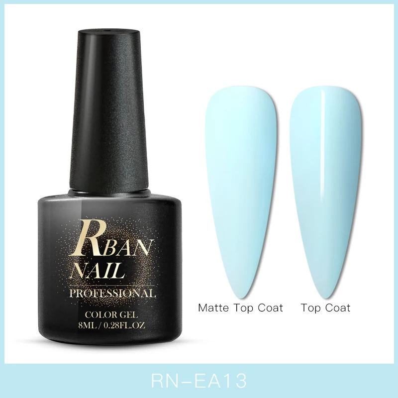 S07816 RBAN NAIL 8 мл цветной УФ-гель для ногтей матовое верхнее покрытие Гибридный гель для ногтей замачиваемый долговечный лак для ногтей гель лак Инструменты - Цвет: S07816