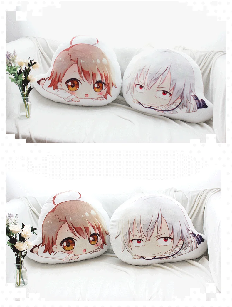 Toaru Kagaku no Railgun Подушка Игрушка Аниме Misaka Mikoto& Accelerator плюшевая Мягкая Милая девочка кукла Двусторонняя Подушка 45 см