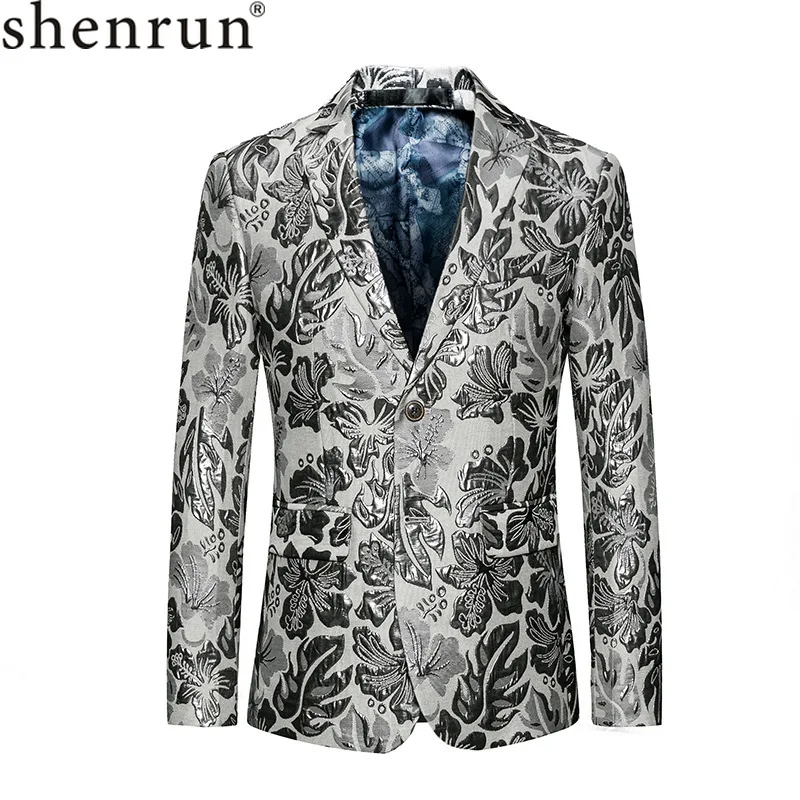 ^Cheap Shenrun для мужчин цветочный блейзер сезон весна осень куртка Slim fit Мода цветок куртки жениха пиджаки певец барабанщик костюм Размер M-6XL ^Cheap Shenrun для мужчин цветочный блейзер сезон весна осень куртка Slim fit Мода цветок куртки жениха пиджаки певец барабанщик костюм Размер M-6XL