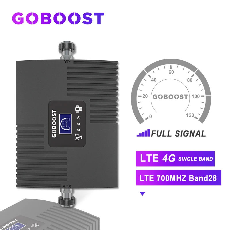 Усилитель сотовой связи GOBOOST LTE 4G усилитель сигнала 700 диапазон 28 ретранслятор ЖК