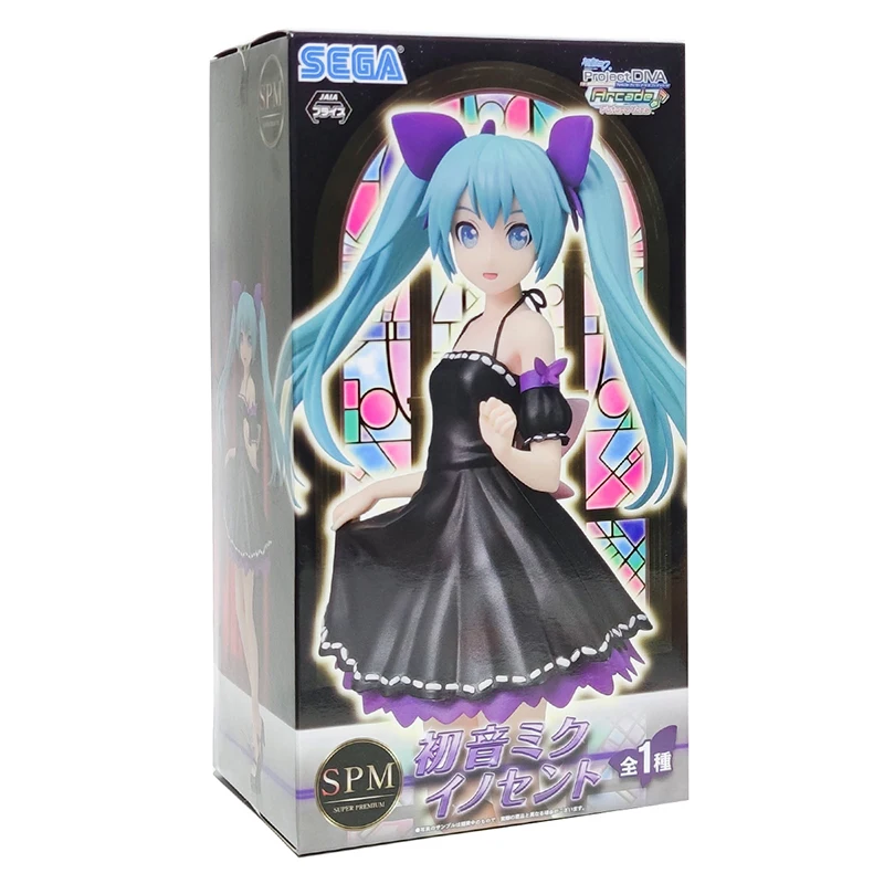 

Anime Sega Kawaii Hatsune Miku Black Skirt Cute Action Figure Sexy Model Doll Collect Christmas Children Birthday Gift Adult Toy