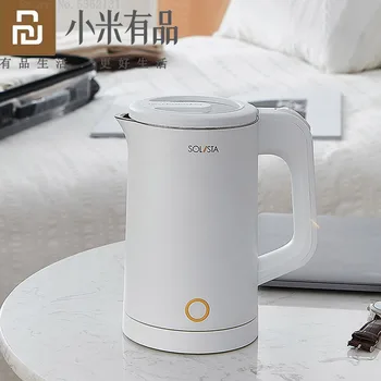 

Solista Small Water Kettle 0.6L Electric Kettle 304 Stainless Steel Overheat Protection Household Appliances Teapot Boiler