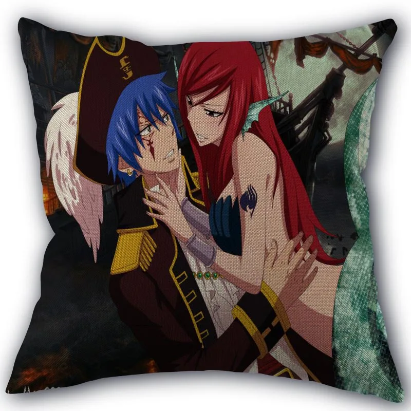 Пользовательские Fairy Tail наволочка льняное белье фабричный Текстиль для дома наволочка квадратной формы размером 45*45 см свадебные декоративные наволочка - Цвет: 17