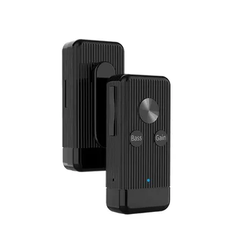 

Wireless Receiver 5.0 Support Bass and Noise Reduction Mode TF Card Play Adapter Bluetooth Adapter For Headphone With Sport Clip
