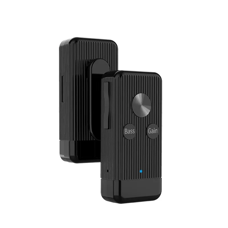 Wireless Receiver 5 0 Support Bass and Noise Reduction Mode TF Card Play Adapter Bluetooth Adapter For Headphone With Sport Clip