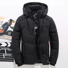 MoneRffi Высококачественная хлопковая куртка, Мужское пальто, зимние парки, Мужская теплая брендовая одежда, зимняя куртка, верхняя одежда, Мужское пальто с капюшоном
