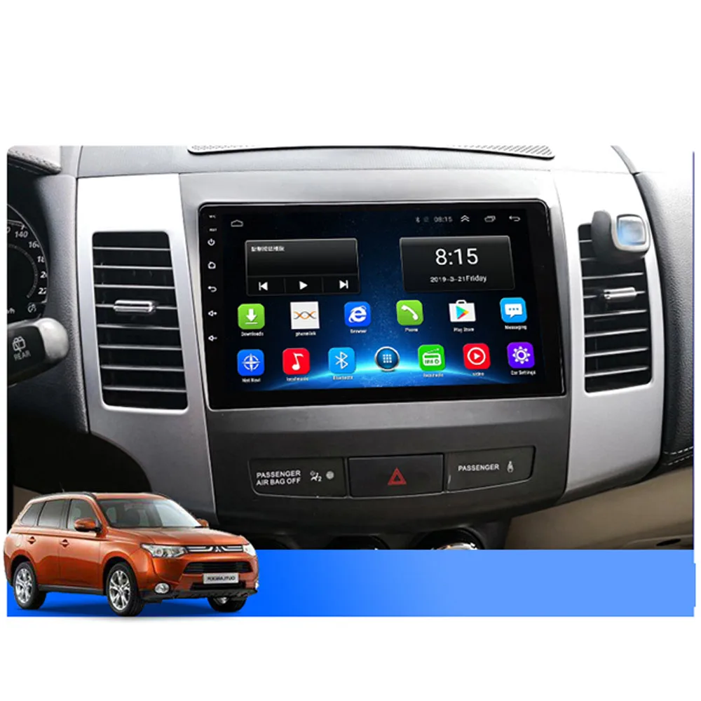 Cheap 4G LTE Android 8.1 For Mitsubishi Outlander XL 2005 2006 2007 - 2013 2014 Multimedia Stereo Car DVD Player Navigation GPS Radio 4