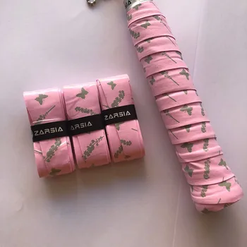 

30pcs ZARSIA Free shipping quality printing tennis racket overgrips,viscous badminton grips sticky Anti-slip tennis sweatbands