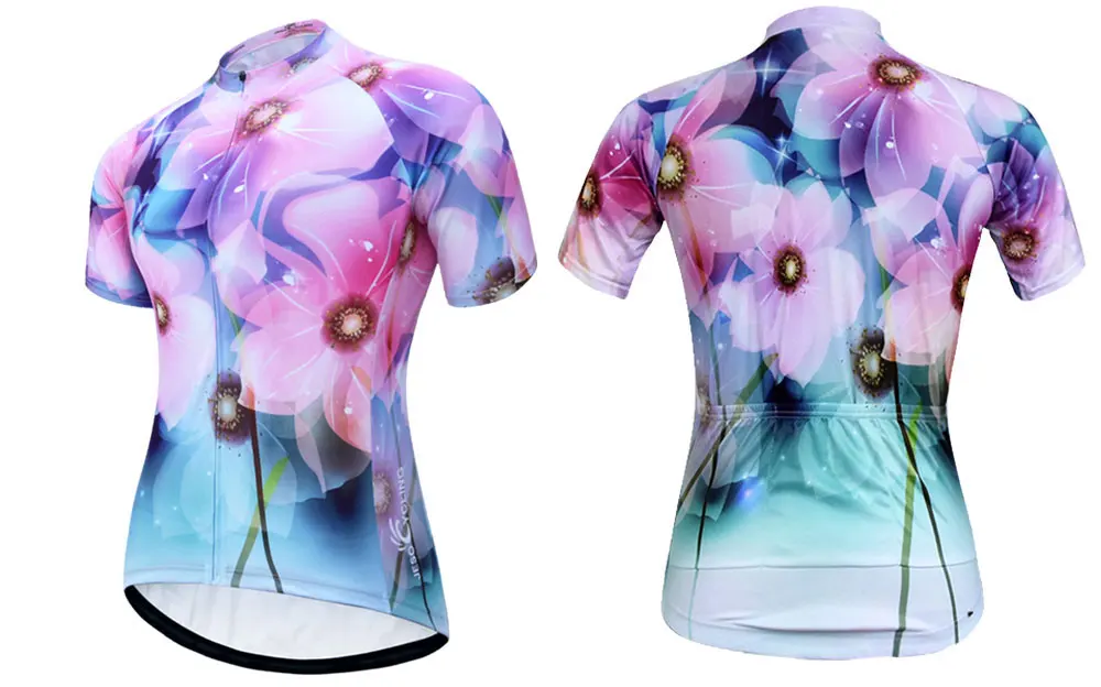 Cycling Jersey Women Breathable Short Sleeve Bike jersey MTB Mountain Road Tops Qick-dry Maillot Ciclismo  Bicycle Shirts