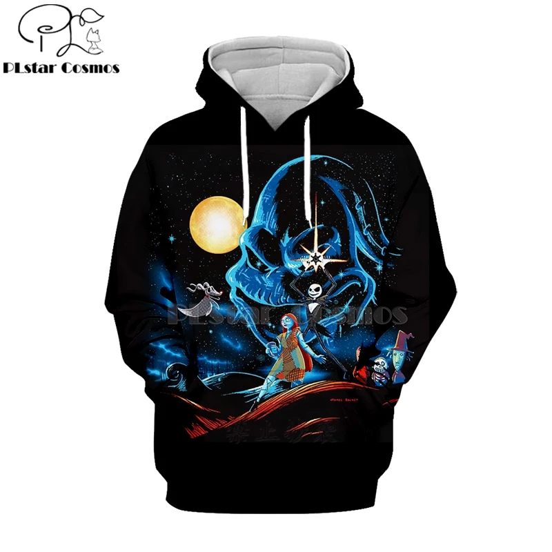 

jack skellington Jack Sally 3d printed hoodies Sweatshirt Nightmare Before Christmas Halloween women men jacket Star wars