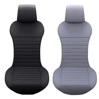 

Car Front Seat Cover Universal Nonslip PU Car Seat Cover Protector Headrest Cover for Auto Interior Truck Suv Car Seat Cover Mat