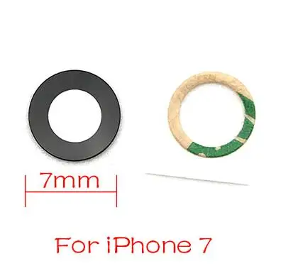 20 шт задний объектив задней камеры для Iphone 6 7 8 Plus X XR XS Max стекло камеры с клеем - Цвет: For Iphone 7