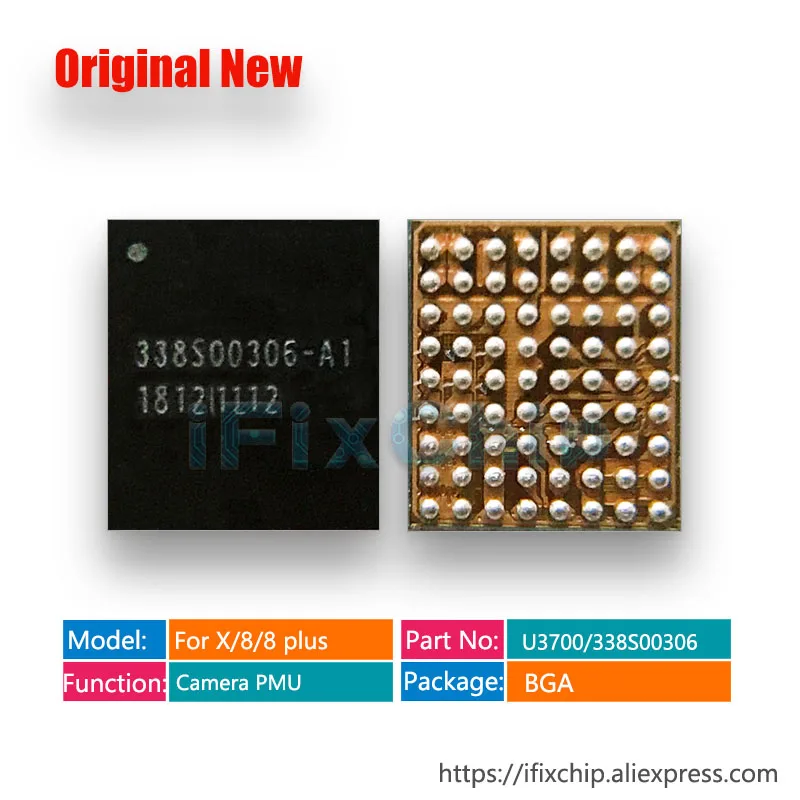 

5pcs 30pcs/lot 100% New U3700 For iPhone x /8 /8 Plus/ 8Plus Camera PMU Power Chip IC
