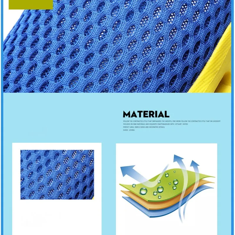 Мужская и женская обувь из сетчатого материала Водонепроницаемая Дышащая