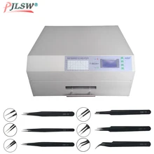 PUHUI T-962A+ инфракрасный IC НАГРЕВАТЕЛЬ T962A+ печь оплавления BGA SMD SMT СВЕТОДИОДНЫЙ PCB паяльная станция T 962A разъем паяльная станция