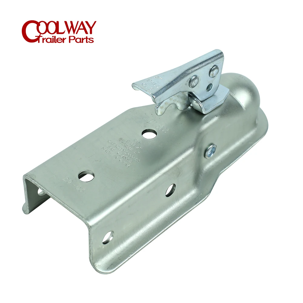 Caravan hitch cover d ring shackle hitch 2 X 3 Inch 5000 Lbs trailer coupler hitch ball coupling straight tongue RV parts camper caravan accessories