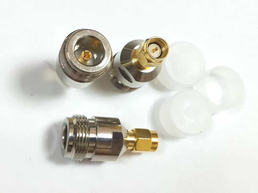 20 шт. медь N jack pin к SMA штекер pin RF коаксиальный Прямой разъем
