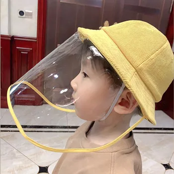 

Anti-spitting Face Eyes Protective Hat Dustproof Cover Cap with Transparent Shield Screen Kids Women Fishing Hat