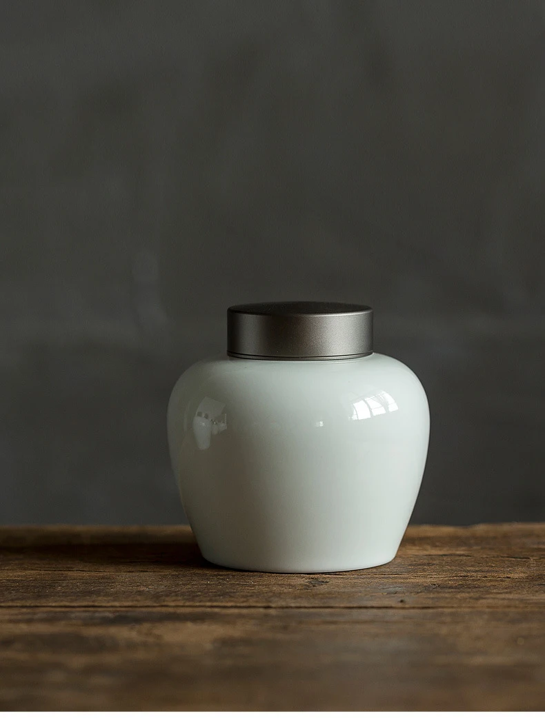 Прямые продажи Классический celadon металлический чехол печенье конфеты Гайка кофе бобы чай печать влаги хранения декоративный контейнер