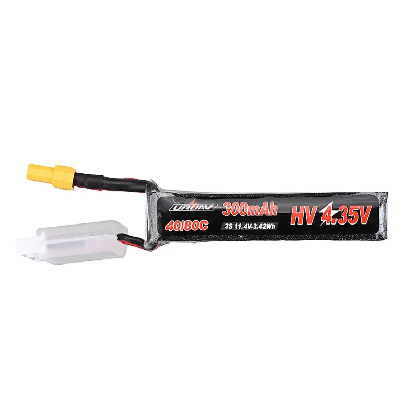 11,4 V 300mAh 40C/80C 3S HV 4,35 V Lipo батарея XT30 разъем для Larva X URUAV UR85/UR85HD Mobula7 HD Sailfly-X RC Дрон