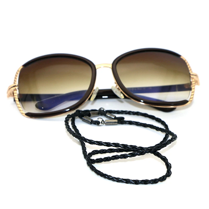 

6 Colors Colorful Leather Glasses Neck Strap String Rope Band Leather Eyeglass Cord Adjustable End Glasses Holder Cuerda Gafas