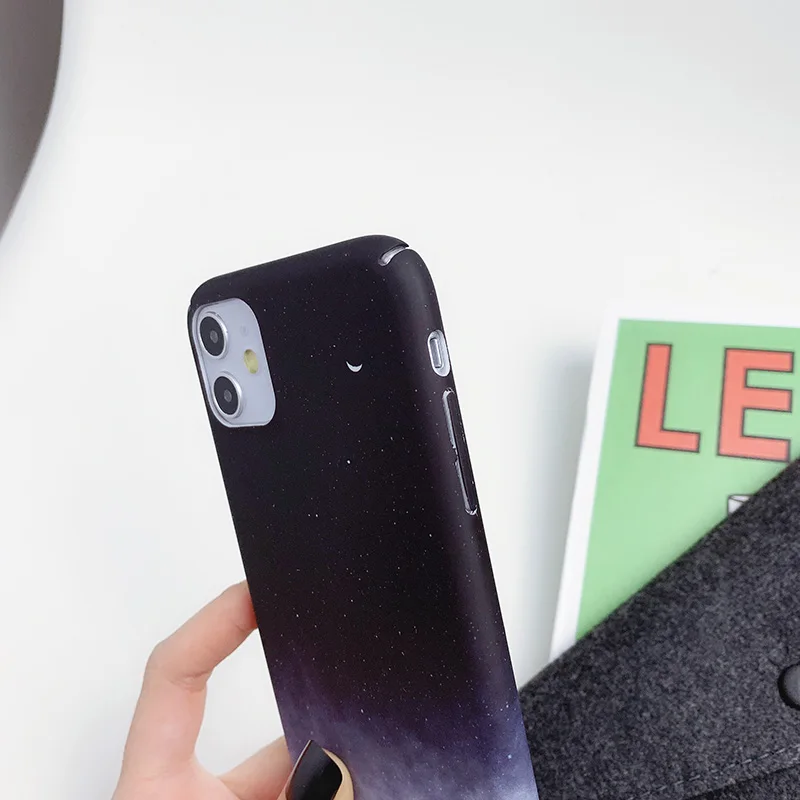 Жесткие чехлы для телефонов из поликарбоната для Xiaomi 8 8SE 8Lite 9 9SE CC9E A3 Lite чехол с изображением звездного неба Луны для Redmi Note 7 Note 8 Note8Pro K20 чехлы