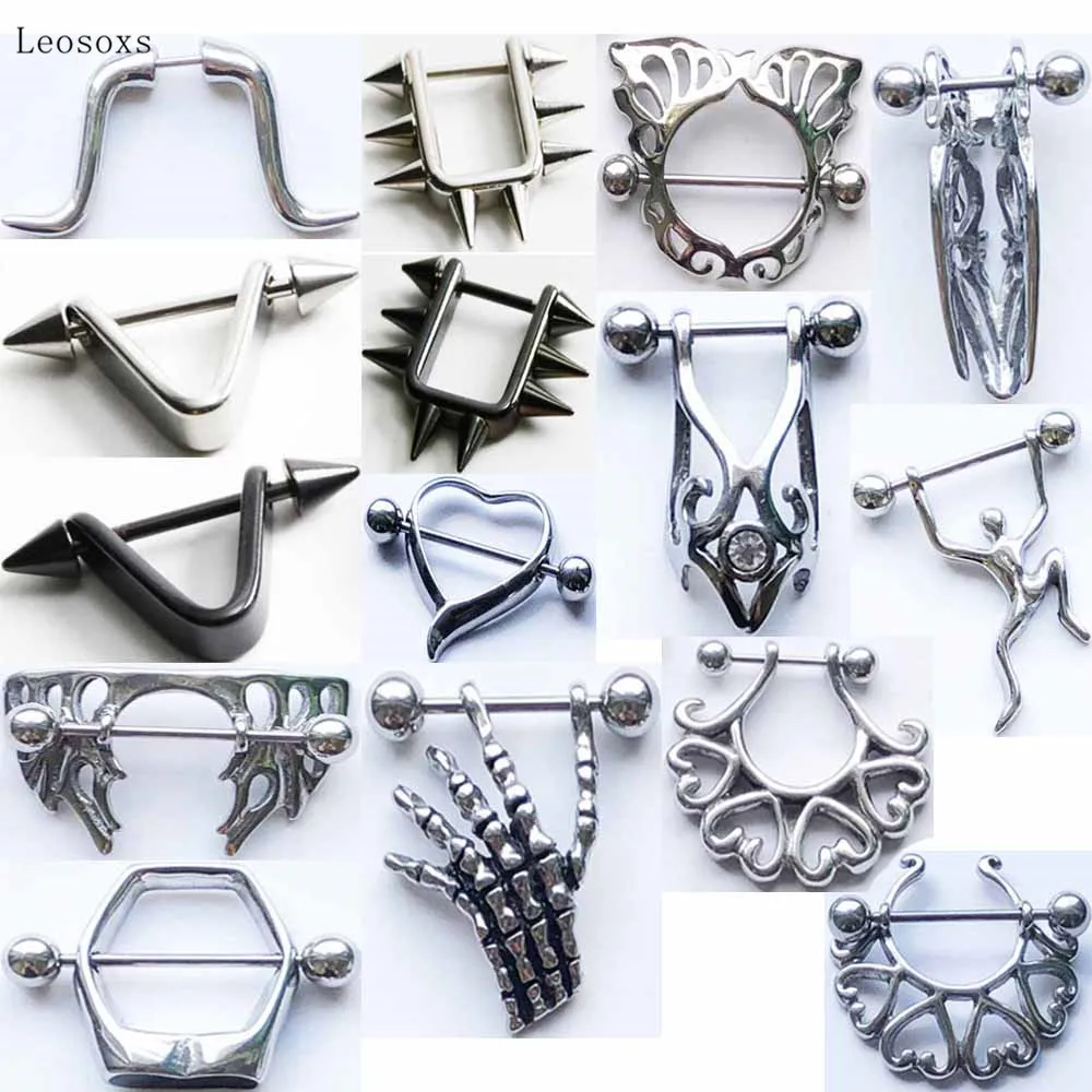 Body Piercing Jewelry Nipple Ring 2pcs New Nipple Ring Body