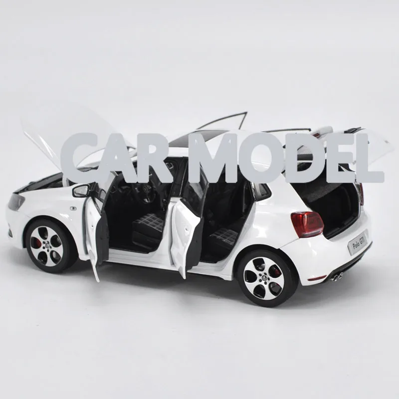 1:18 Масштаб сплава игрушечные транспортные средства VW P0L0 GTI 2013 модель автомобиля Детские игрушечные машинки оригинальные аутентичные Детские игрушки